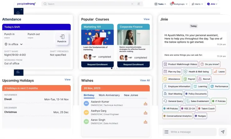 dashboard screenshot