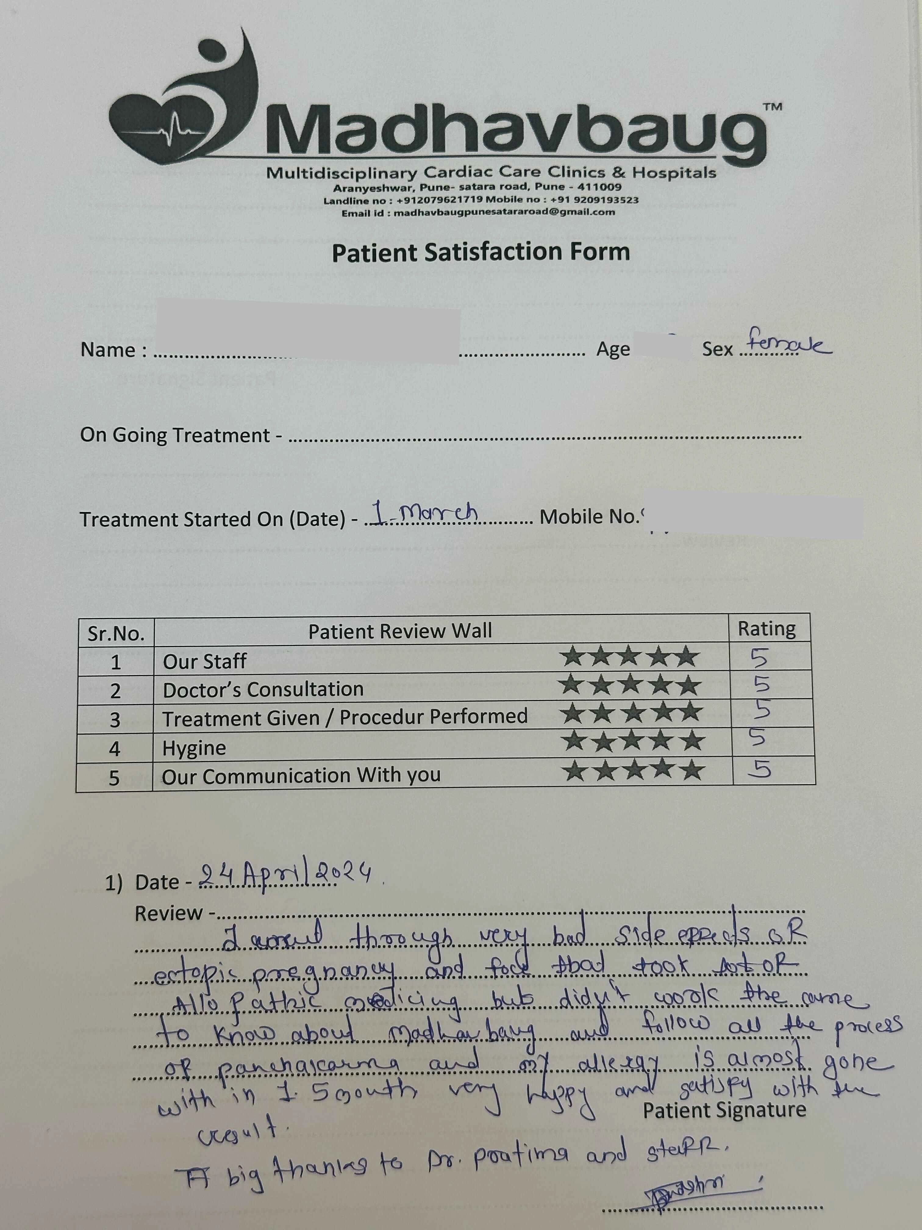 written testimonials images