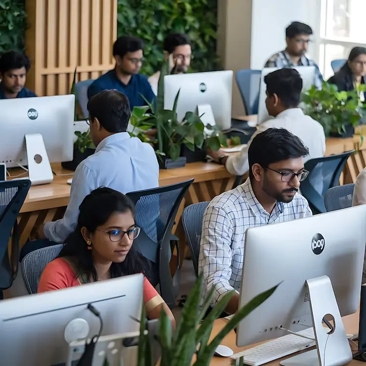 Successful UK small business owner with reliable technology