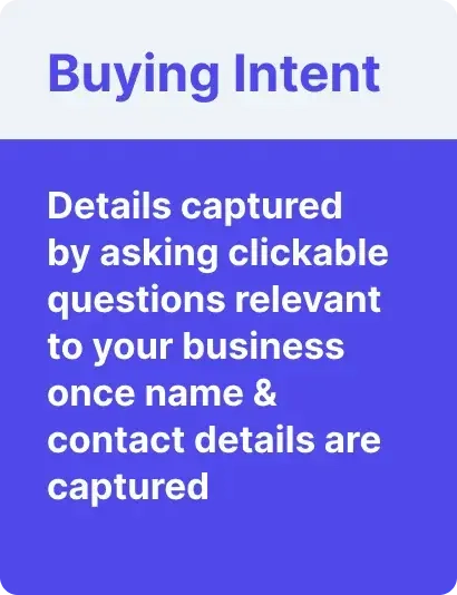 Understand buying intent